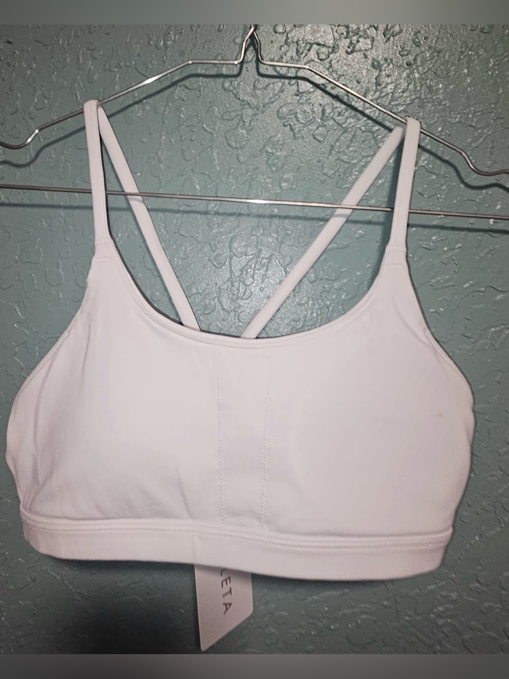 Athleta Transcend Scoop Bra XS White NWT